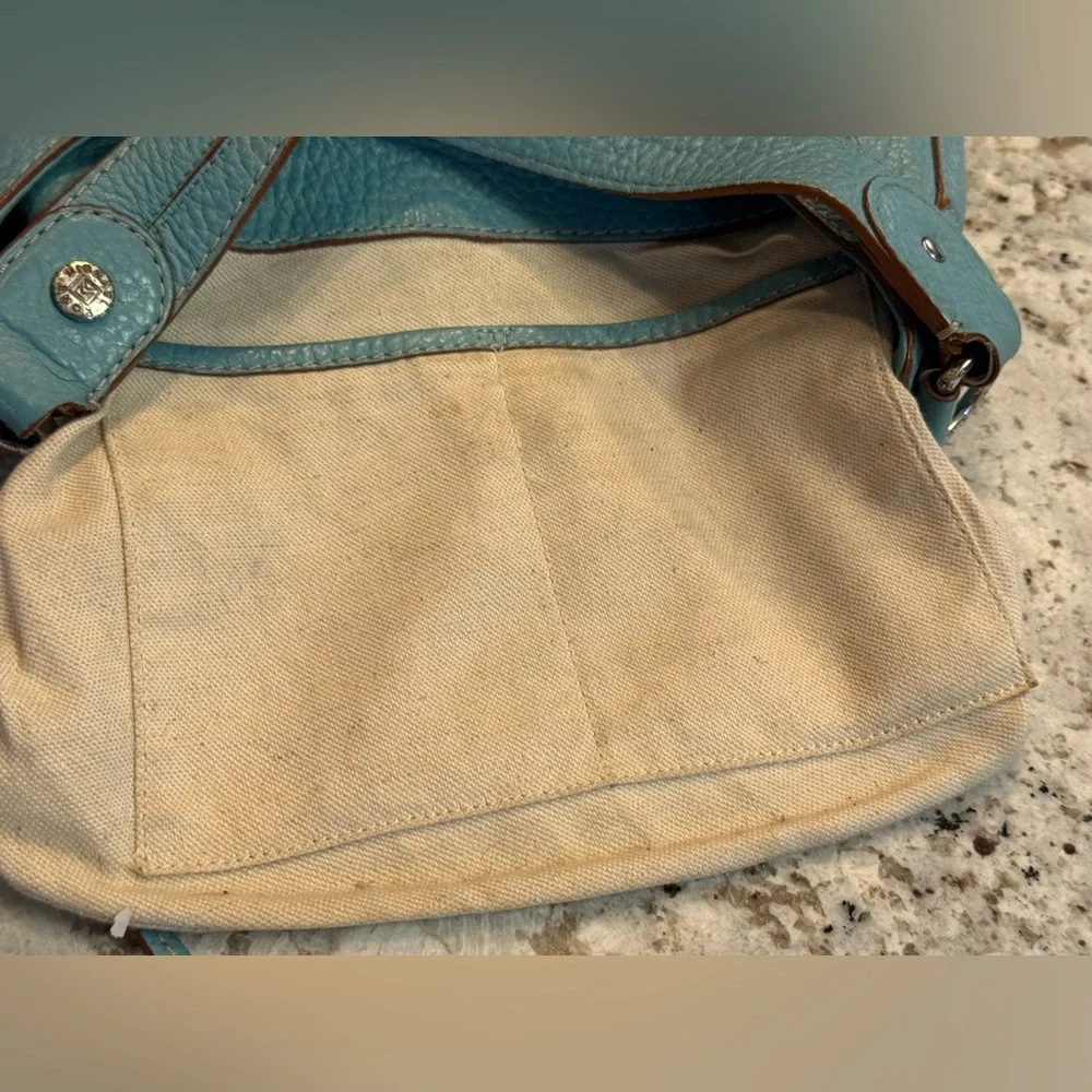 Michael Kors Aqua Hobo Bag with‎ Brass Buckle